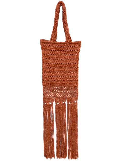 Alanui Ray Of Light tote bag Orange LWNA009R25KNI001