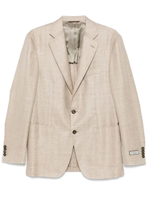 Canali single-breasted blazer Neutrals L232757RCU00383722