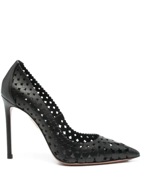 Aquazzura 105mm Amourose pumps Black AMSHIGP0CFI000