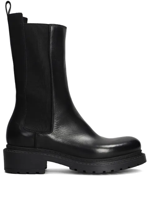 Metisse 50mm leather boots Black MA42