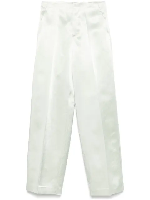 Philosophy Di Lorenzo Serafini satin trousers Green A03010723