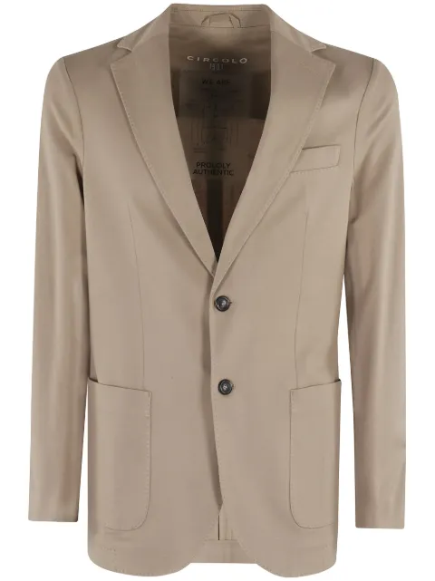 Circolo 1901 patch pocket blazer Neutrals CN4660