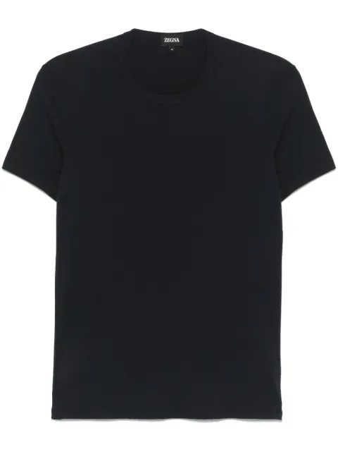 Zegna crew-neck T-shirt Blue N3M201810