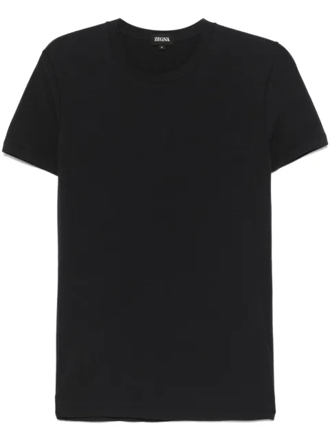 Zegna crew-neck T-shirt Blue N3M201800