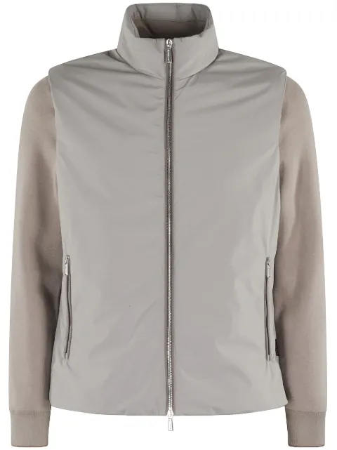 Moorer zip-up jacket Neutrals MOUGI101184TEPA023