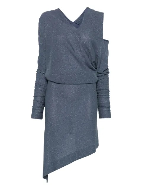 Vivienne Westwood Pre-Owned 2019s lurex midi dress Blue WE720UM