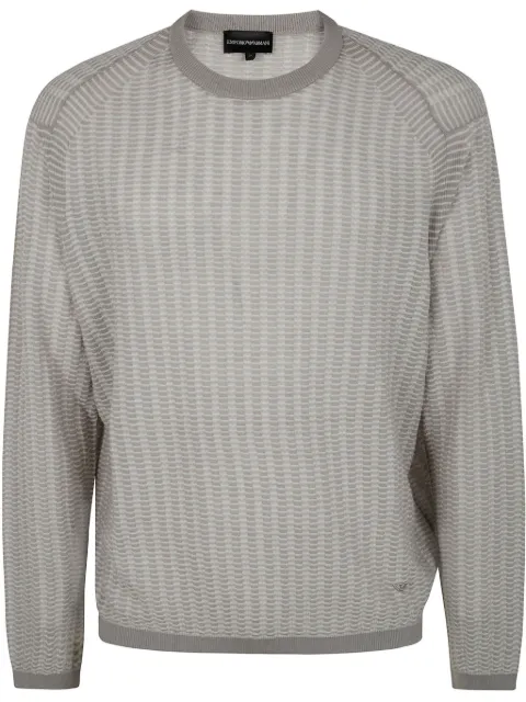 Emporio Armani crew-neck sweater Grey EM000895AF14229