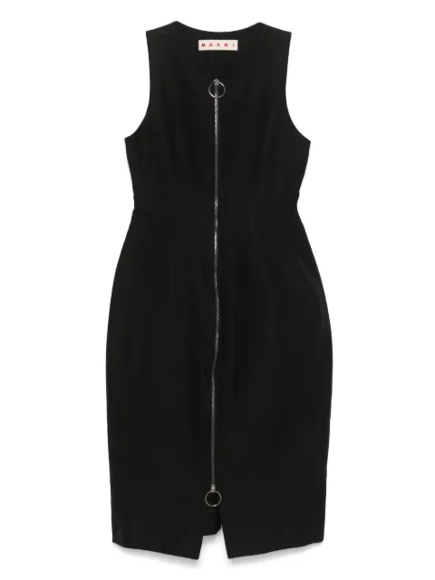 Marni Pre-Owned 2000s cotton midi dress Black MA390UG