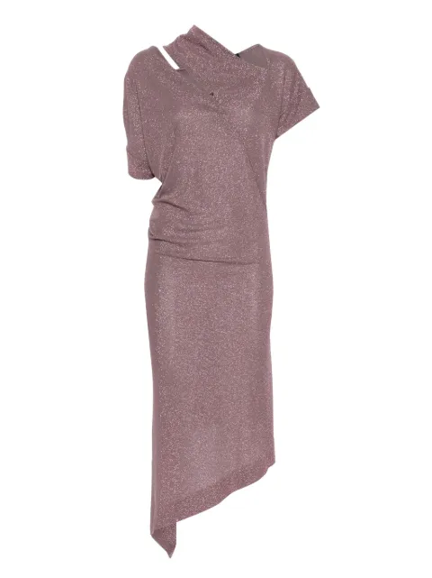 Vivienne Westwood Pre-Owned 2019's asymmetric midi dress Pink WE720UH