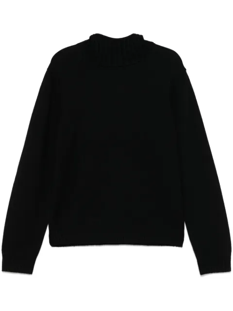 Charles Jeffrey Loverboy Fluffy Ears Balaclava sweater Black 054090901