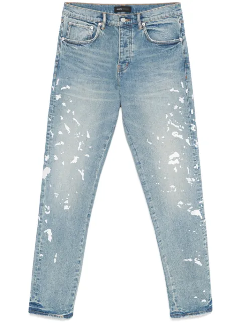 Purple Brand embroidery-detail jeans Blue P005MGPI225