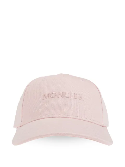 Moncler logo-embroidered cap Pink K10933B0005404863
