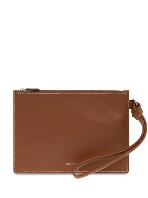 Lié Studio The Charlie clutch bag Brown THECHARLIECLUTCH1046