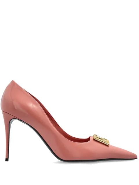 Dolce & Gabbana 90mm logo-detailing pumps Pink CD1914A1037