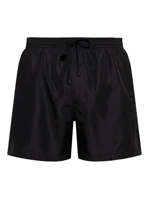 Balmain logo-appliqué swim shorts Black BWB641610001