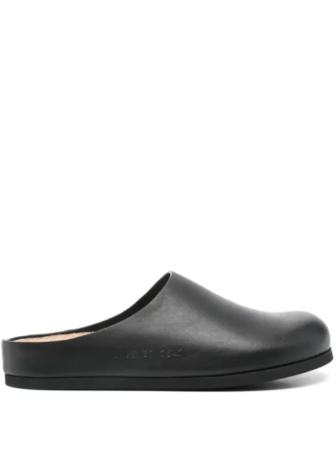 Common Projects leather mules Black 6195