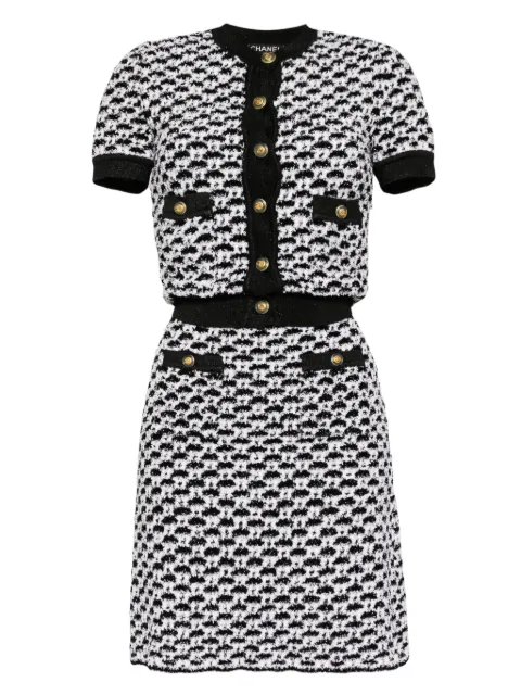 CHANEL Pre-Owned 1997 skirt set Black 97PP07486V00358M8005