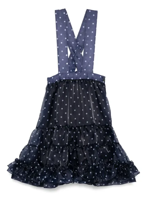 Comme Des Garçons Girl polka-dot dress Blue 1NOA004051