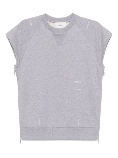 Setchu logo-embroidered vest Grey U251T014C009