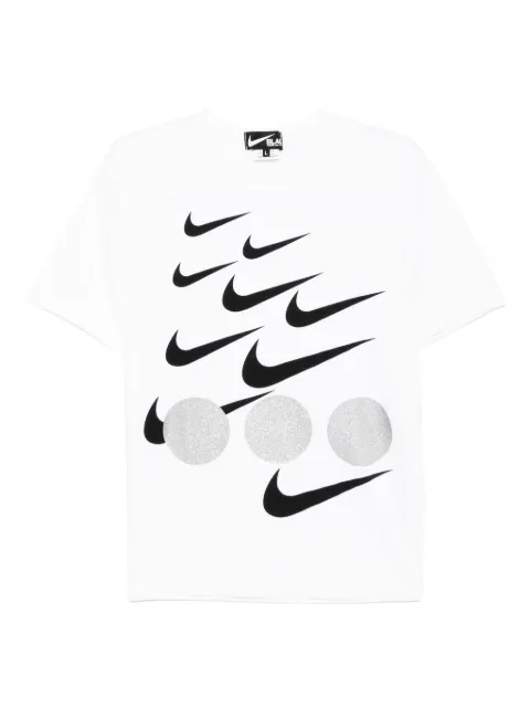 Black Comme Des Garçons x Nike cotton T-shirt White 1OT103052