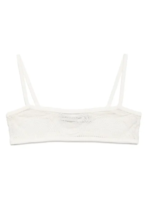 Christopher Esber lace bralette White WAVELACEBRALETTE