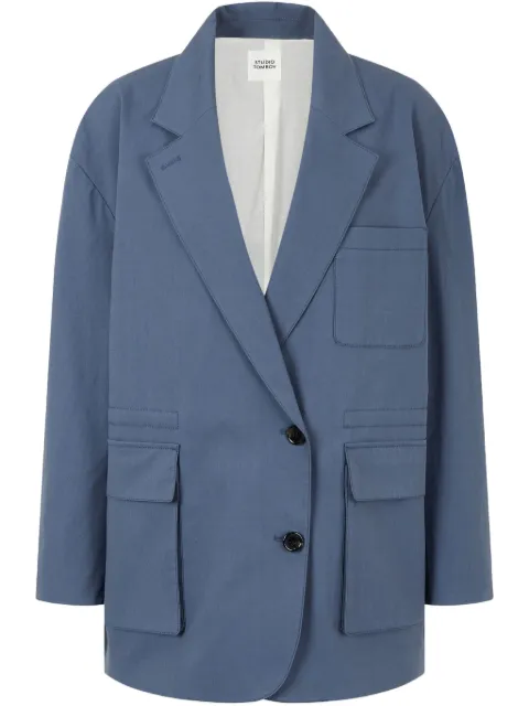 TOMBOY cotton-blend blazer Blue 9105112554