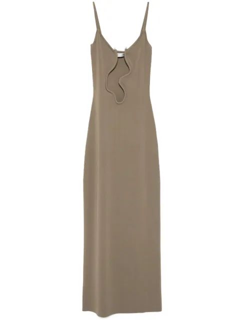 Christopher Esber Salacia wire column dress Green SALACIAWIRECOLUMNDRESS