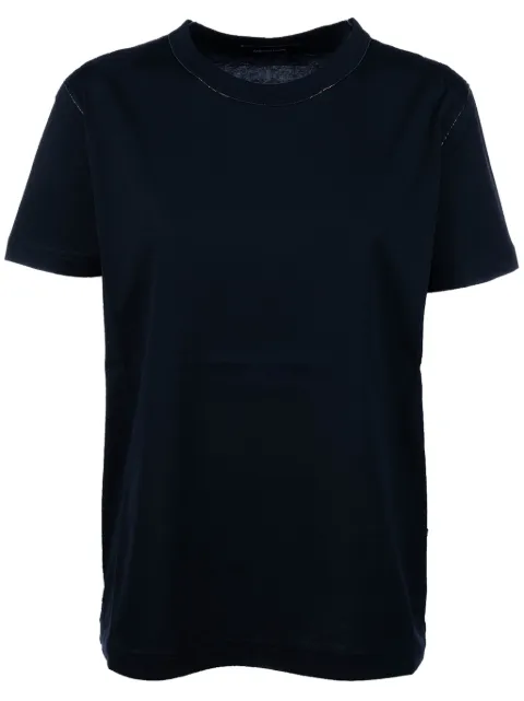 Fabiana Filippi rhinestone-embellished T-shirt Blue JED265F278L189