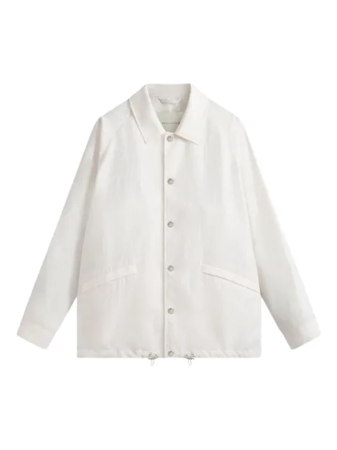 Mackintosh Carron button-up jacket White PACKABLECARRONTP05