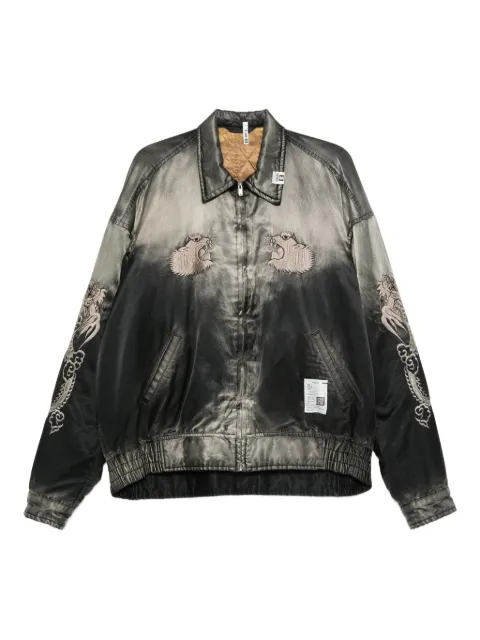 Maison MIHARA YASUHIRO embroidered souvenir jacket Black J15BL142