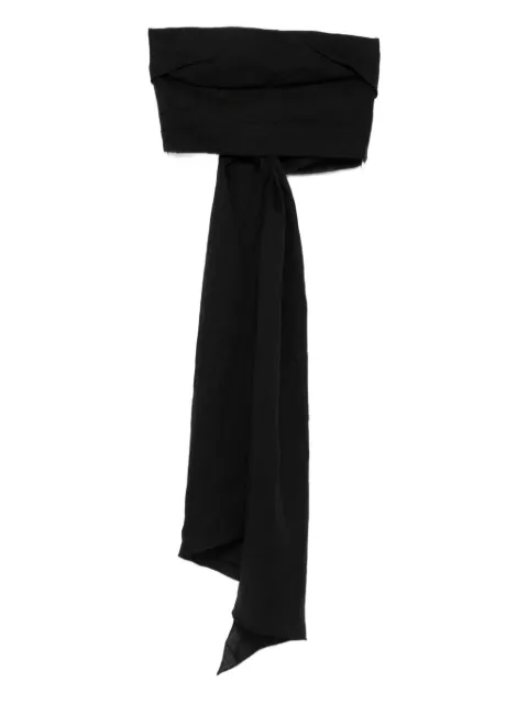 Johanna Ortiz Cassia crop top Black PT03211