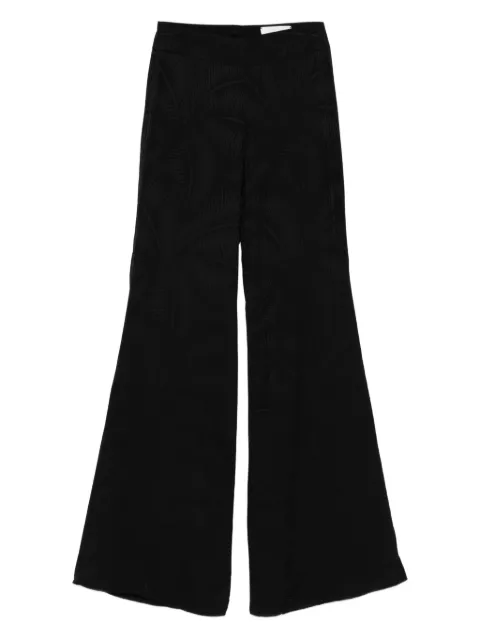 Johanna Ortiz Laidback Energy wide-leg trousers Black PT03186