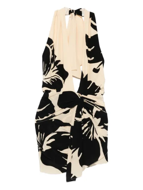 Johanna Ortiz Oriental Dreams mini dress Neutrals PT03140