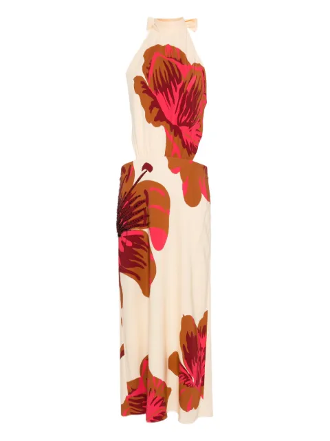 Johanna Ortiz Best of Times midi dress Neutrals PT03184
