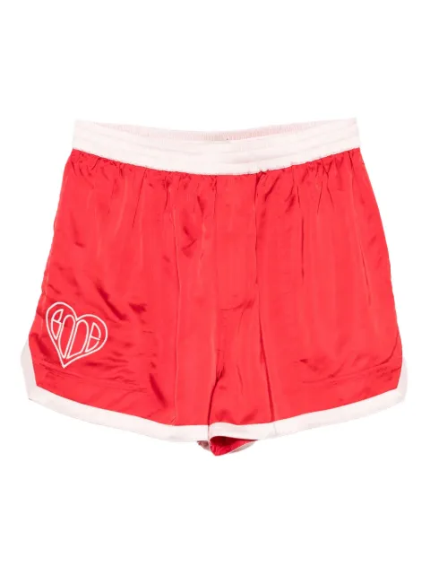 BODE Heart Deco shorts Red MRF25BT050