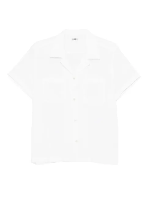 BODE short-sleeved shirt White MRS24SH065