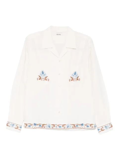 BODE Nouveau Vine shirt Neutrals MRF25SH033