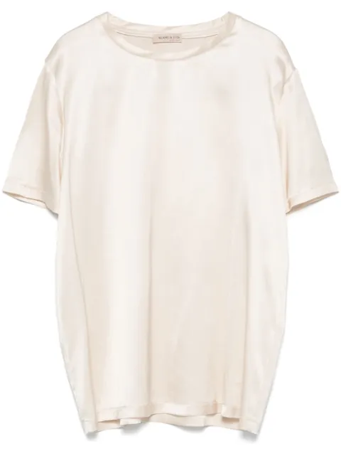 Blanca Vita satin T-shirt Neutrals TILLIA4902