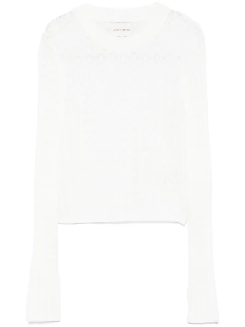 LouLou de Saison Tinos sweater White TINOS