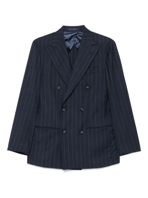 Barba striped blazer Blue 48042