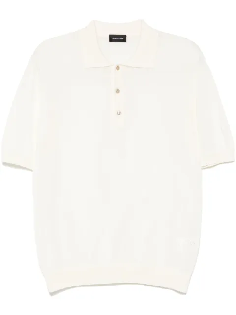 Tagliatore knitted polo shirt Neutrals PWE250525E193