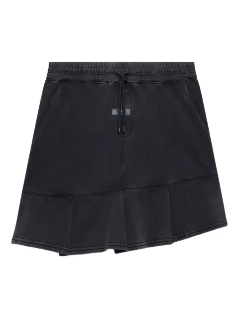 GCDS stone-washed track skirt Grey B1CW3203JH6