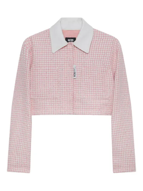 GCDS tweed jacket Pink B1CW0204TN4