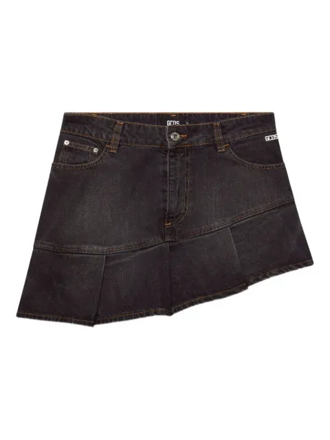 GCDS denim mini skirt Black A2OW3202DA0