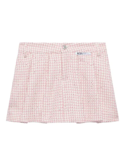 GCDS pleated mini skirt Pink B1CW3207TN4