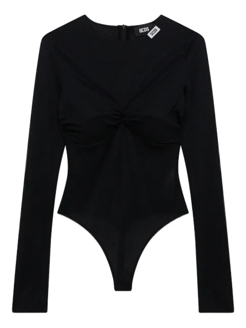 GCDS long-sleeved bodysuit Black B1CW2600TN0