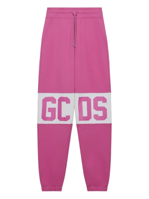 GCDS logo-print track pants Pink B1XM3001JD1