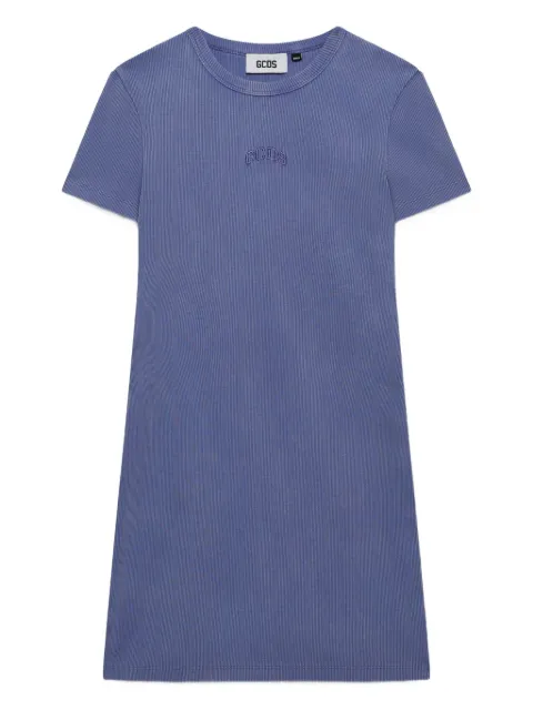 GCDS cotton mini dress Purple A2OW1005JI8