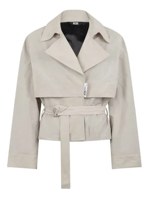 GCDS belted jacket Neutrals B1CW0701TL6