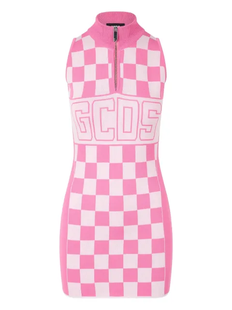 GCDS logo-print minidress Pink B1CW1015KH7